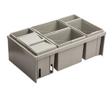 Affaldssortering til skuffe 6 spande 80 cm